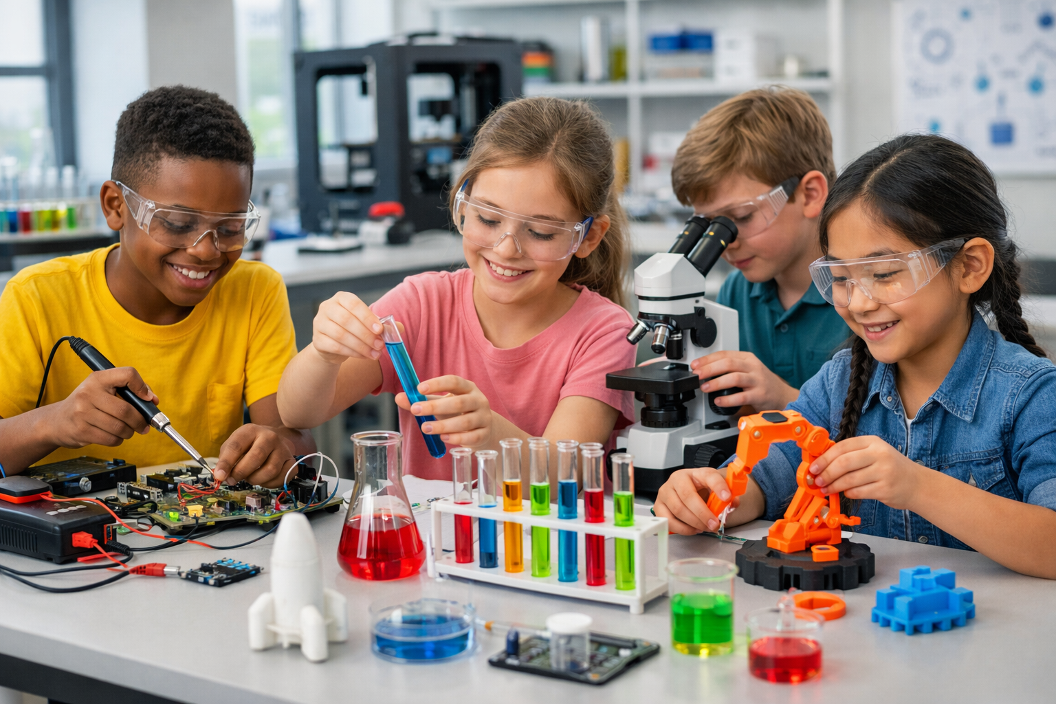 STEM experiment class